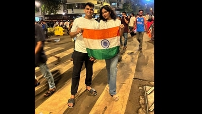 Mumbai: X user "Toska" at the T20 World Cup victory parade. (X/@_toskaaa__) Mumbai: X user "Toska" at the T20 World Cup victory parade. (X/@_toskaaa__)