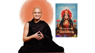 Spiritual leader Om Swami and his new book (inset) The Legend of Goddess. Spiritual leader Om Swami and his new book (inset) The Legend of Goddess.