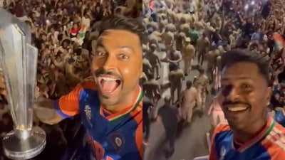 Hardik Pandya posted a long note appreciating the fans for turning up the way did in Mumbai (Hardik Pandya twitter) Hardik Pandya posted a long note appreciating the fans for turning up the way did in Mumbai (Hardik Pandya twitter)
