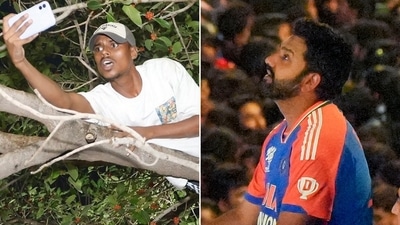 Rohit Sharma tried to do the sensible thing but the man wouldn't listen (PTI-X) Rohit Sharma tried to do the sensible thing but the man wouldn't listen (PTI-X)