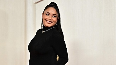Vanessa Hudgens welcomed her first baby with Cole Tucker. (Photo by Frederic J. Brown / AFP) (AFP)