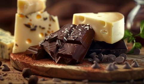 Cheese and chocolate (Freepik)