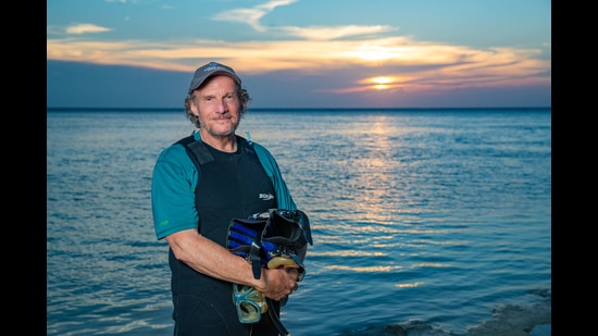 Marine biologist Peter Harrison. (Courtesy Southern Cross University)