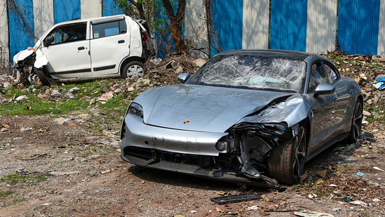 On May 19, the teenager who was allegedly under the effect of alcohol rammed a Porsche car into two software engineers, killing them both. (HT PHOTO)(HT_PRINT)