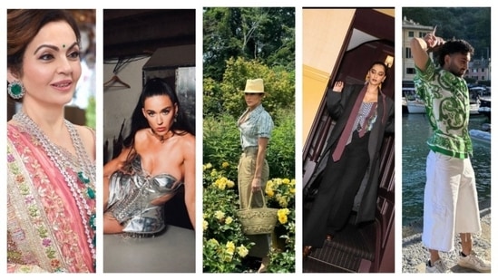 <p>Presenting the best-dressed celebs who stunned with their outfits, from Nita Ambani's pastel lehenga to JLo's countryside aesthetic look. Here are the stars who made it to our best-dressed list.</p>