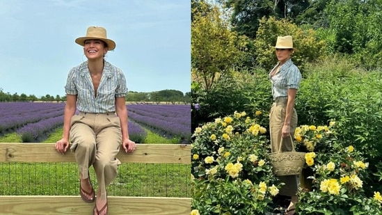 Jennifer Lopez ditched the gloom surrounding her ongoing marital woes with Ben Affleck for a happy day out in the Hamptons. The “Atlas” actor was spotted with her friends in New York on the &nbsp;4th of July, shopping for plants. On Wednesday, the singer also posted an Instagram video with her daughter Emme, presumably travelling to the Hamptons in a jeep.&nbsp;(Instagram/@jlo)