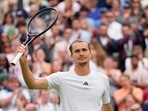 Alexander Zverev of Germany celebrates after defeating Cameron Norrie.(AP) Alexander Zverev of Germany celebrates after defeating Cameron Norrie.(AP)