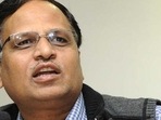 File: Former Delhi minister Satyendar Jain. (HT PHOTO)