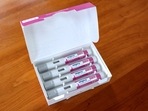 A selection of injector pens for the Wegovy weight loss drug are shown in this photo illustration in Chicago, Illinois, US. Study links popular weight loss drugs to rare blinding eye condition
