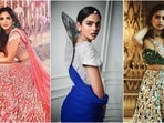 Isha Ambani changed into three glamorous ensembles to attend her youngest brother, Anant Ambani's wedding sangeet. Anant will soon tie the knot with Radhika Merchant in a grand ceremony on July 12. Pictures of Isha's stunning looks from the sangeet ceremony went viral online. She wore a Falguni Shane Peacock lehenga, a saree by Schiaparelli, and a bralette and lehenga set by Manish Malhotra. See the photos inside. (Instagram)