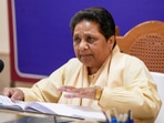 BSP chief Mayawati addresses a press conference at her residence, in Lucknow, Tuesday, June 25, 2024. 