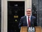Keir Starmer, UK prime minister, delivers the first speech of his premiership, following the general election, outside 10 Downing Street in London, UK, on Friday, July 5, 2024. (Bloomberg) Keir Starmer, UK prime minister, delivers the first speech of his premiership, following the general election, outside 10 Downing Street in London, UK, on Friday, July 5, 2024. (Bloomberg)