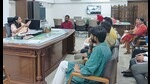 Ludhiana deputy commissioner Sakshi Sawhney during a meeting with NGOs and government department officials in Ludhiana on Saturday. (HT Photo) Ludhiana deputy commissioner Sakshi Sawhney during a meeting with NGOs and government department officials in Ludhiana on Saturday. (HT Photo)