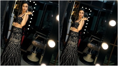 On Friday, Alia gave her fans a sweet surprise by taking to Instagram and uploading a series of glamorous pictures, accompanied by a black heart and star emoticon as the caption. (Instagram/@aliaabhatt) On Friday, Alia gave her fans a sweet surprise by taking to Instagram and uploading a series of glamorous pictures, accompanied by a black heart and star emoticon as the caption. (Instagram/@aliaabhatt)