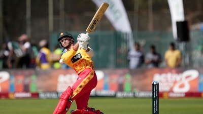 Brian Bennett also scored 22 runs off 15 balls to keep the scoreboard running in the powerplay. (AP) Brian Bennett also scored 22 runs off 15 balls to keep the scoreboard running in the powerplay. (AP)