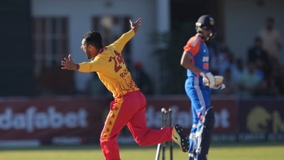 Zimbabwe registered a memorable 13-run win over T20 World Champions India to end their WC party at Harare Sports Club. (AP) Zimbabwe registered a memorable 13-run win over T20 World Champions India to end their WC party at Harare Sports Club. (AP)