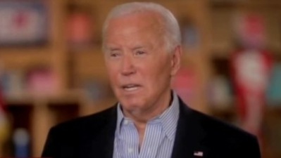 Joe Biden was asked "Did you watch the debate afterwards?" by ABC's George Stephanopoulos (X) Joe Biden was asked "Did you watch the debate afterwards?" by ABC's George Stephanopoulos (X)