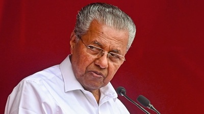 The Vijayan government is criticised for allegedly making repeated concessions to the convicts in the Chandrasekharan case (HT_PRINT) The Vijayan government is criticised for allegedly making repeated concessions to the convicts in the Chandrasekharan case (HT_PRINT)