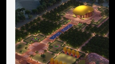 Model of the Mango Park. (Sourced) Model of the Mango Park. (Sourced)