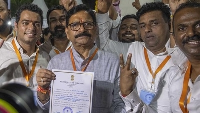 Mumbai North-West constituency MP Ravindra Waikar. Satish Bate/ HT PHOTO) Mumbai North-West constituency MP Ravindra Waikar. Satish Bate/ HT PHOTO)