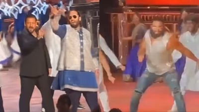 Salman Khan and Ranveer Singh danced at Anant Ambani and Radhika Merchant’s sangeet. Salman Khan and Ranveer Singh danced at Anant Ambani and Radhika Merchant’s sangeet.