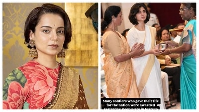 Kangana Ranaut took to Instagram to share her views. Kangana Ranaut took to Instagram to share her views.