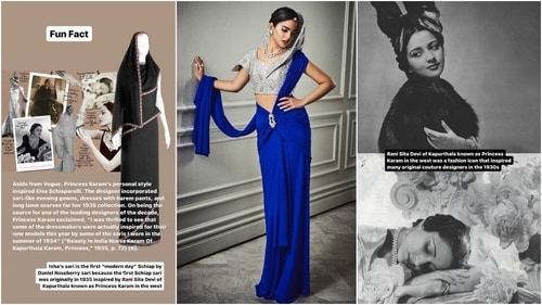 Elsa Schiaparelli constructed an entire collection around Maharani Sita Devi's personal style. (Instagram/@dietsabya) Elsa Schiaparelli constructed an entire collection around Maharani Sita Devi's personal style. (Instagram/@dietsabya)