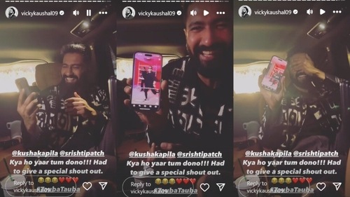 Vicky also shared the Reel on his Instagram Stories. Vicky also shared the Reel on his Instagram Stories.
