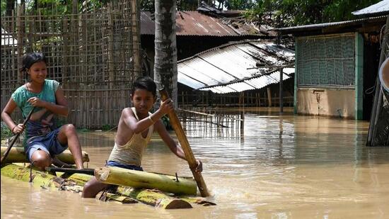 18 districts of Assam are facing a severe flood situation due to overflowing of major rivers (File Photo)