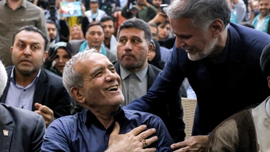 Iran's newly-elected President Masoud Pezeshkian (AFP)