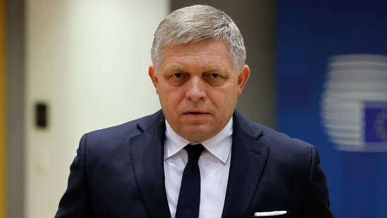 Slovakia's Prime Minister Robert Fico 