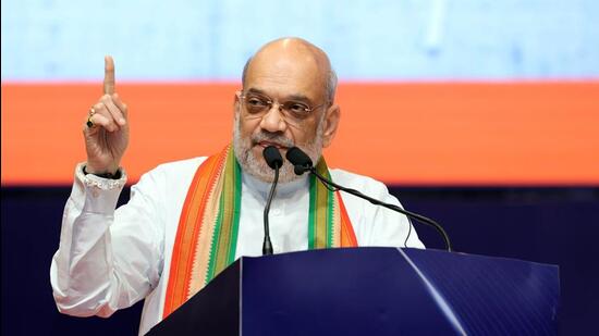 Union home and cooperation minister Amit Shah. (Image posted by Amit Shah on X)