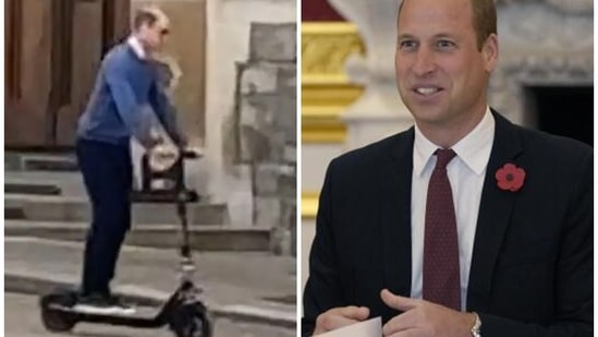 Prince William reportedly purchased the electric scooter last year. 