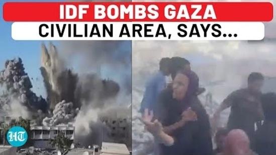 IDF BOMBS GAZA CIVILIAN AREA, SAYS...