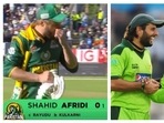 Afridi was trolled by fans for his golden duck dismissal against India Champions(X-Getty Images) Afridi was trolled by fans for his golden duck dismissal against India Champions(X-Getty Images)