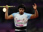 India's Neeraj Chopra in action.