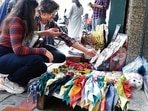 Students of Delhi University are hunting for aesthetic bands to gift to their friends on Forgiveness Day at shops around the campus,