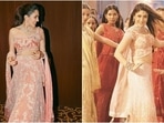 Shloka Mehta takes inspiration from Kareena Kapoor's iconic Bole Chudiyan look for the lehenga she wore to Anant Ambani's sangeet. (Instagram) Shloka Mehta takes inspiration from Kareena Kapoor's iconic Bole Chudiyan look for the lehenga she wore to Anant Ambani's sangeet. (Instagram)
