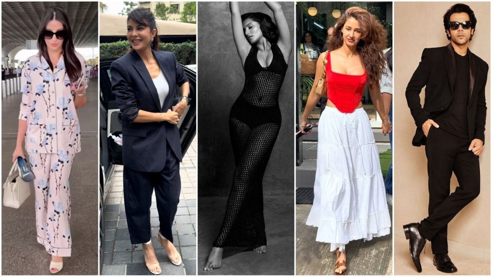 Tara Sutaria's bold look, Nora Fatehi's airport fashion and Jacqueline's chic pantsuit: Best-dressed celebs of the day