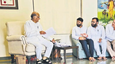 Former NCP leader Bhagirath Bhalke wants to return to party, meets Sharad Pawar