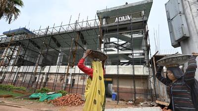 Officials aware of the matter said the  ₹5 crore project will be undertaken in several phases — in the first phase, the civic body will concentrate on the facade, the spectator stands, and public amenities, with work expected to be completed by December. (Arvind Yadav/HT Photo)