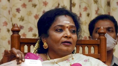 “Dravidian model has become murder model now…” says BJP leader Tamilisai Soundararajan (PTI) “Dravidian model has become murder model now…” says BJP leader Tamilisai Soundararajan (PTI)