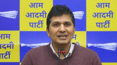 Saurabh Bharadwaj has claimed the LG wants to malign the image of the Delhi government. (HT Archive)