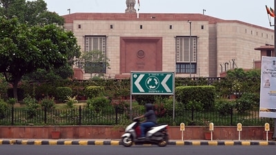 The Parliament House in New Delhi, India, on Monday, June 24, 2024. Photographer: Prakash Singh/Bloomberg (Bloomberg) The Parliament House in New Delhi, India, on Monday, June 24, 2024. Photographer: Prakash Singh/Bloomberg (Bloomberg)
