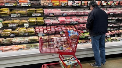GREENBRAE, CALIFORNIA - MAY 15: A customer shops at a Trader Joe's store on May 15, 2024 in Greenbrae, California. According to a report by the Bureau of Labor Statistics, the Consumer Price Index (CPI) slowed during the month of April with an uptick of 0.3% over the previous month, just shy of economist forecasts of a 0.4%, and 3.4% over the prior year. Justin Sullivan/Getty Images/AFP (Photo by JUSTIN SULLIVAN / GETTY IMAGES NORTH AMERICA / Getty Images via AFP) (Getty Images via AFP) GREENBRAE, CALIFORNIA - MAY 15: A customer shops at a Trader Joe's store on May 15, 2024 in Greenbrae, California. According to a report by the Bureau of Labor Statistics, the Consumer Price Index (CPI) slowed during the month of April with an uptick of 0.3% over the previous month, just shy of economist forecasts of a 0.4%, and 3.4% over the prior year. Justin Sullivan/Getty Images/AFP (Photo by JUSTIN SULLIVAN / GETTY IMAGES NORTH AMERICA / Getty Images via AFP) (Getty Images via AFP)
