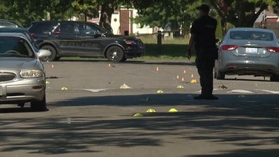 Detroit shooting: 2 people died, and 19 people were left injured after a shooting on the city's East side, in the area of Reno St and Rossini Drive. Authorities were seen setting up a three-block perimeter. (Video from WXYZ Detroit) Detroit shooting: 2 people died, and 19 people were left injured after a shooting on the city's East side, in the area of Reno St and Rossini Drive. Authorities were seen setting up a three-block perimeter. (Video from WXYZ Detroit)