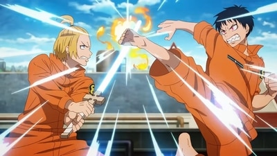 Still from Fire Force Season 3 trailer revealed by Crunchyroll at Anime Expo 2024. (David Production) Still from Fire Force Season 3 trailer revealed by Crunchyroll at Anime Expo 2024. (David Production)