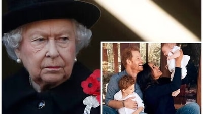 Prince Harry admitted that Queen was “bemused” by Archie and Lilibet's conduct and that she had anticipated them to be “more American”. (AP) Prince Harry admitted that Queen was “bemused” by Archie and Lilibet's conduct and that she had anticipated them to be “more American”. (AP)