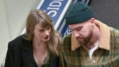 Taylor Swift and Travis Kelce adorable moments from the Eras Tour in Amsterdam. Taylor Swift and Travis Kelce adorable moments from the Eras Tour in Amsterdam.
