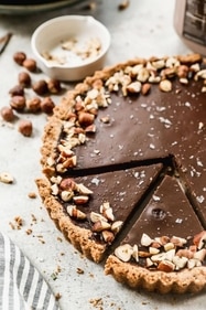 Chocolate Hazelnut Tart recipe (Pinterest) Chocolate Hazelnut Tart recipe (Pinterest)